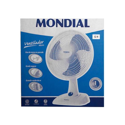 Ventilador Mondial 40cm 3 Pas V-45B Branco 220V - Ventilador - Magazine ...