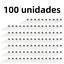 cor 100 unidades