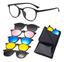 cor Preto 9806 52, 21, 145 fem lente rosa