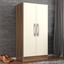 cor Castanho/Offwhite