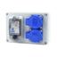 cor 2-Sockets-1-Disjuntor