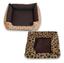 cor Cama marrom e capa marrom patinhas