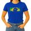 cor Baby look azul royal