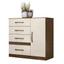 cor Castanho Wood/Off White