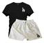 cor Preto, Short linho branco  l, A