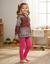 cor Conjunto abrange, Raga kids vermelho, Rosa