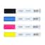 cor KIT(1 PRETO + 1 AZUL + 1 ROSA +1 AMARELO)