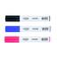 cor KIT(1 PRETO + 1 AZUL + 1 ROSA)