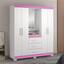 cor Branco New/Rosa