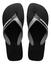 cor Havaiana dual, Preto, Cinza