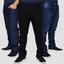 cor Escuro, Denim, Preto