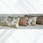 cor FLORAL AMARELO SUED BEGE