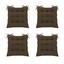 cor MARROM-4PC