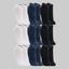 cor Branco, Azul marinho, Preto