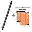 cor Caneta Preta Capa Laranja