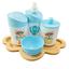 cor Urso Baloeiro/Nuvem Crua/Tampa Azul