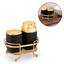 cor Preto/Dourado Fosco