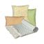 cor MANTA TRIÂNGULO VERDE - CAPAS 45 X 45 OVOS LARANJA - VERDE ERVA DOCE - CAPAS 30 X 50 POÁ SALMÃO