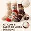 cor Kit 3 pares de meias sortidas