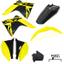 cor Amarelo neon, Preto, Adesivo preto