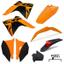cor Laranja, Preto, Adesivo preto