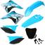 cor Azul neon / Preto