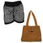 cor Shorts preto, Bolsa terracota