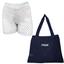 cor Short branco, Bolsa marinho