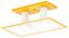 cor Branco com detalhes amarelo