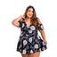 cor Preto estampado