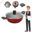 cor Panela Wok 24 Vermelho