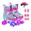 cor Patins dinossauro rosa, Kit