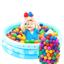 cor Piscina azul bolinhas colorida