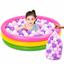 cor Piscina 140l c, Bolinhas rosa