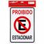 cor Proibido estacionar