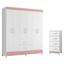 cor Biflex ( Branco Fosco Liso/Rosa Matte)