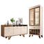 cor Off White/Castanho