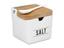 cor Saleiro Pote Salt Branco