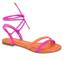 cor Laranja pink neon