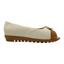 cor Off white, Marrom