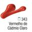 cor VERMELHO CÁDMIO CLARO