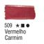 cor 509 - VERMELHO CARMIM