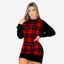 cor Vermelho xadrez, Preto