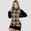 cor Xadrez bege, Preto
