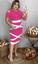 cor Rosa chiclete com branco