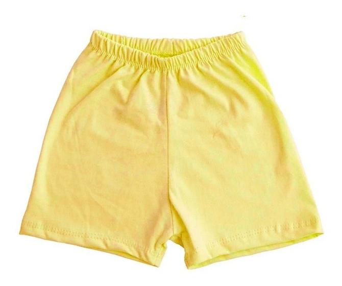 Imagem de 002 Bermuda Lisa Shorts Infantil-Basikinhos