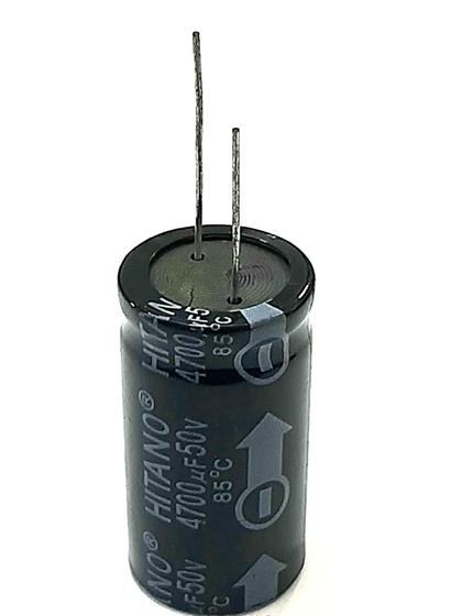 Imagem de 01 CAPACITOR ELETROLITICO HITANO 4700UF 50V 85ºC