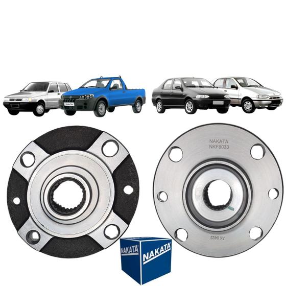 Imagem de 01 Cubo de Roda Strada 1.3 8v Dianteiro Nakata Original 1999 2000