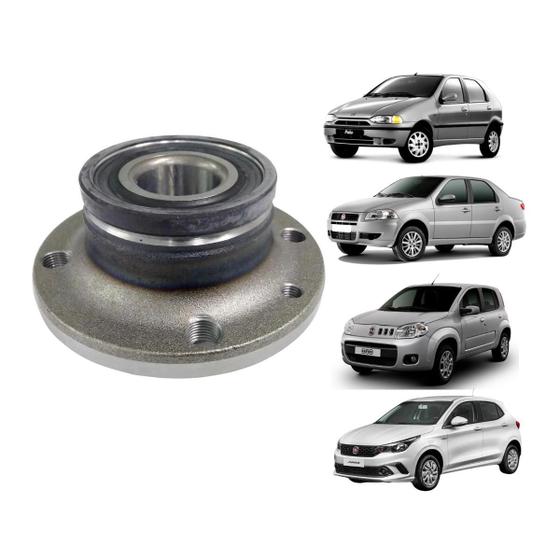 Imagem de 01 Cubo Roda Traseiro 4 Furos Nakata Fiat Palio 1.6 16V 2001 A 2017