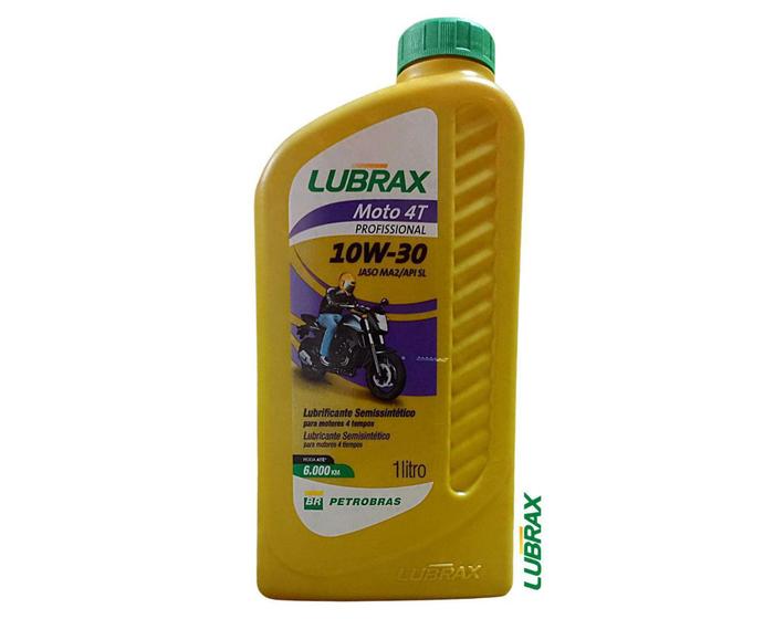 01 Garrafa de Óleo Lubrificante 10W30 Moto 4T 6000 Km - Lubrax Menor preço em 01 Garrafa de Óleo Lubrificante 10W30 Moto 4T 6000 Km - Lubrax